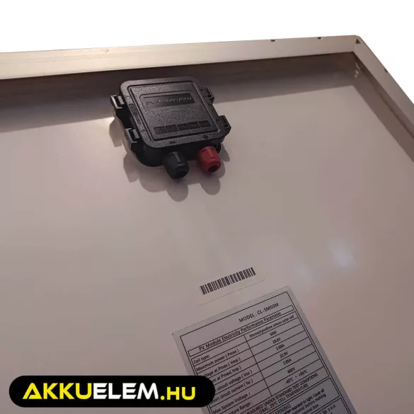 Napelem 50W CL-SM50M/P mono/polikristályos  (610x510x30mm) (vezeték nélkül)