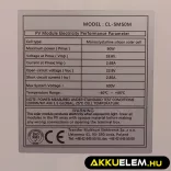 Napelem 50W CL-SM50M/P mono/polikristályos  (610x510x30mm) (vezeték nélkül)