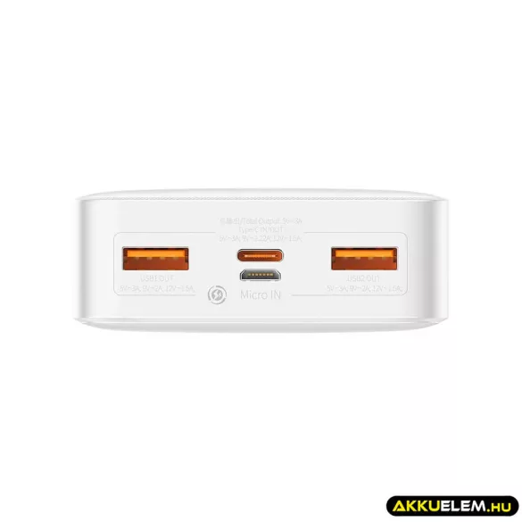 Baseus 20000mAh PowerBank Külső akkumulátor PPBD050302 PPBD20K-X