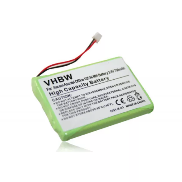 Ascom Ascotel Office 135 utángyártott akkumulátor - VHBW
